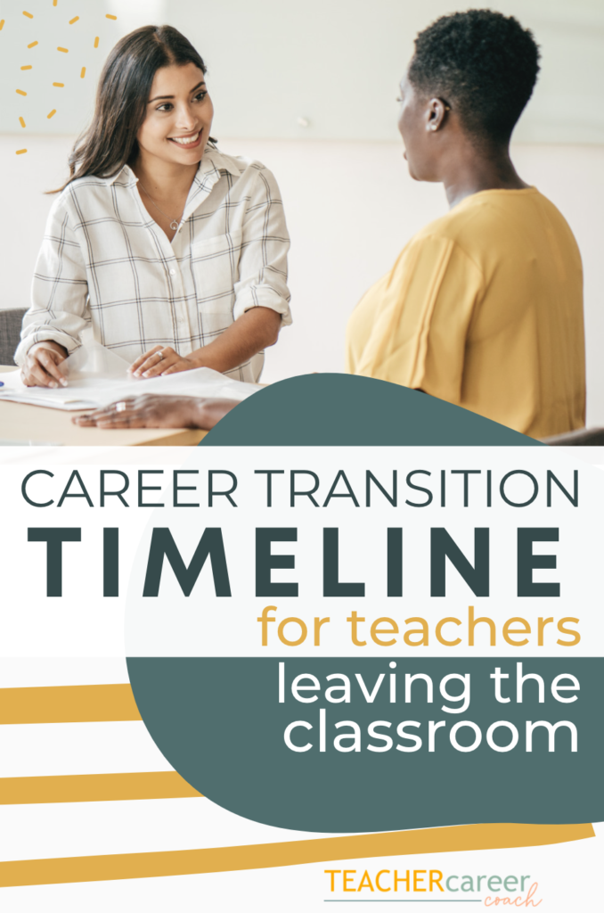 Career Transition Timeline for Teachers