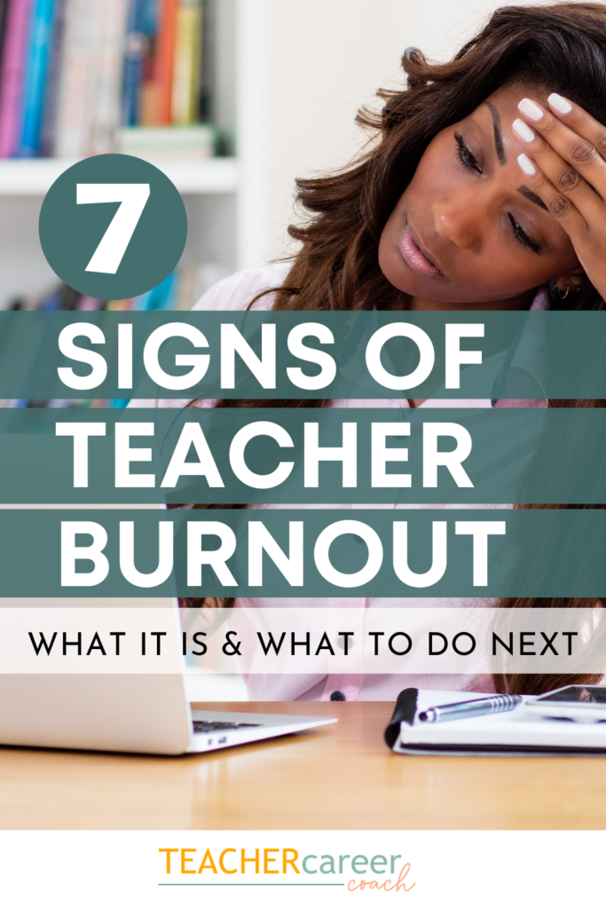 Feeling stressed? The seven signs of teacher burnout - what it is and what to do next!