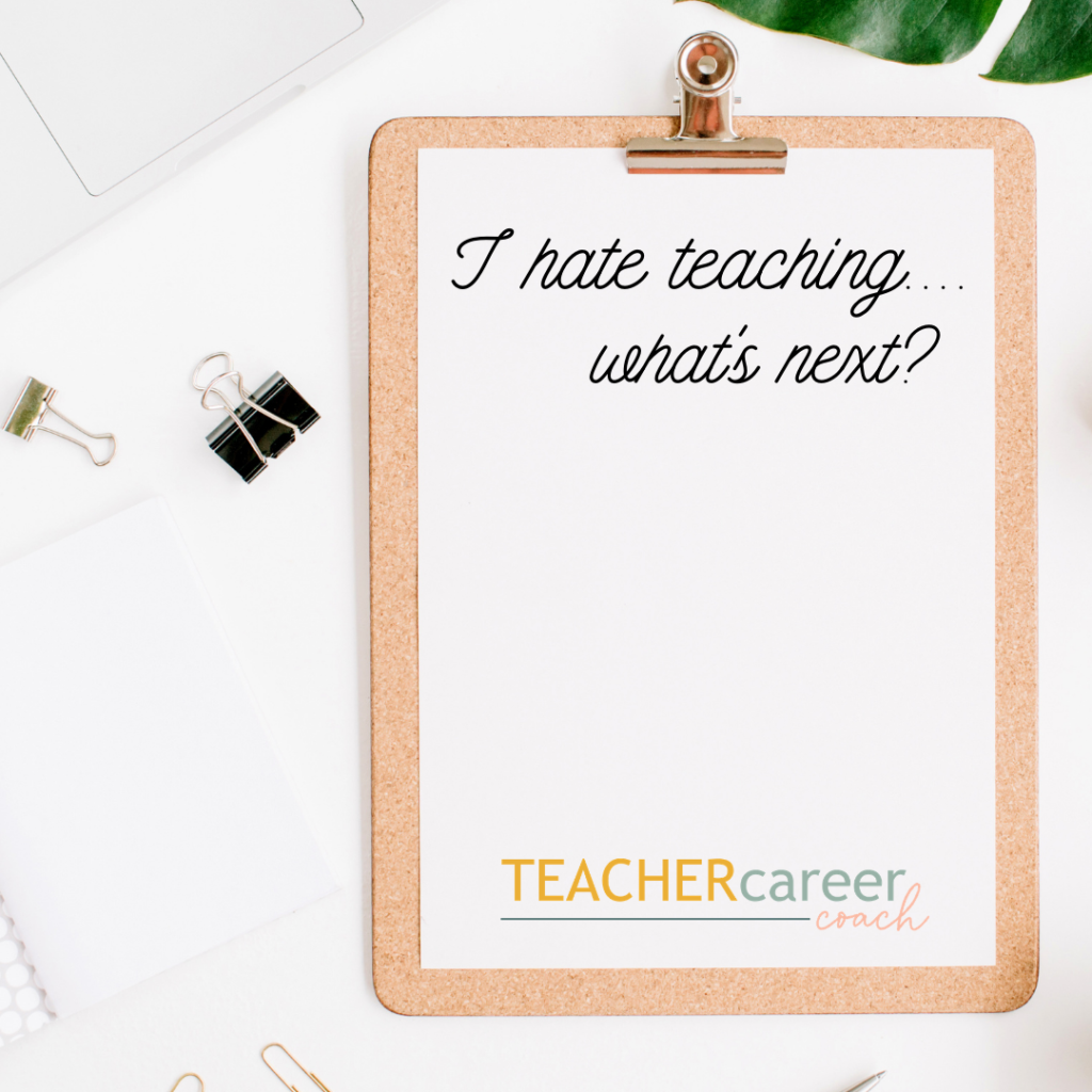 Odio insegnare! Ti sentiamo. Qual è il prossimo passo? Continuate a leggere per alcuni motivi per cui gli insegnanti sono così riluttanti a lasciare la classe, e prendere i primi passi in una carriera che è una misura migliore per voi.'s the next step? Read on for a few reasons why teachers are so hesitant to leave the classroom, and take the first steps into a career that's a better fit for you.