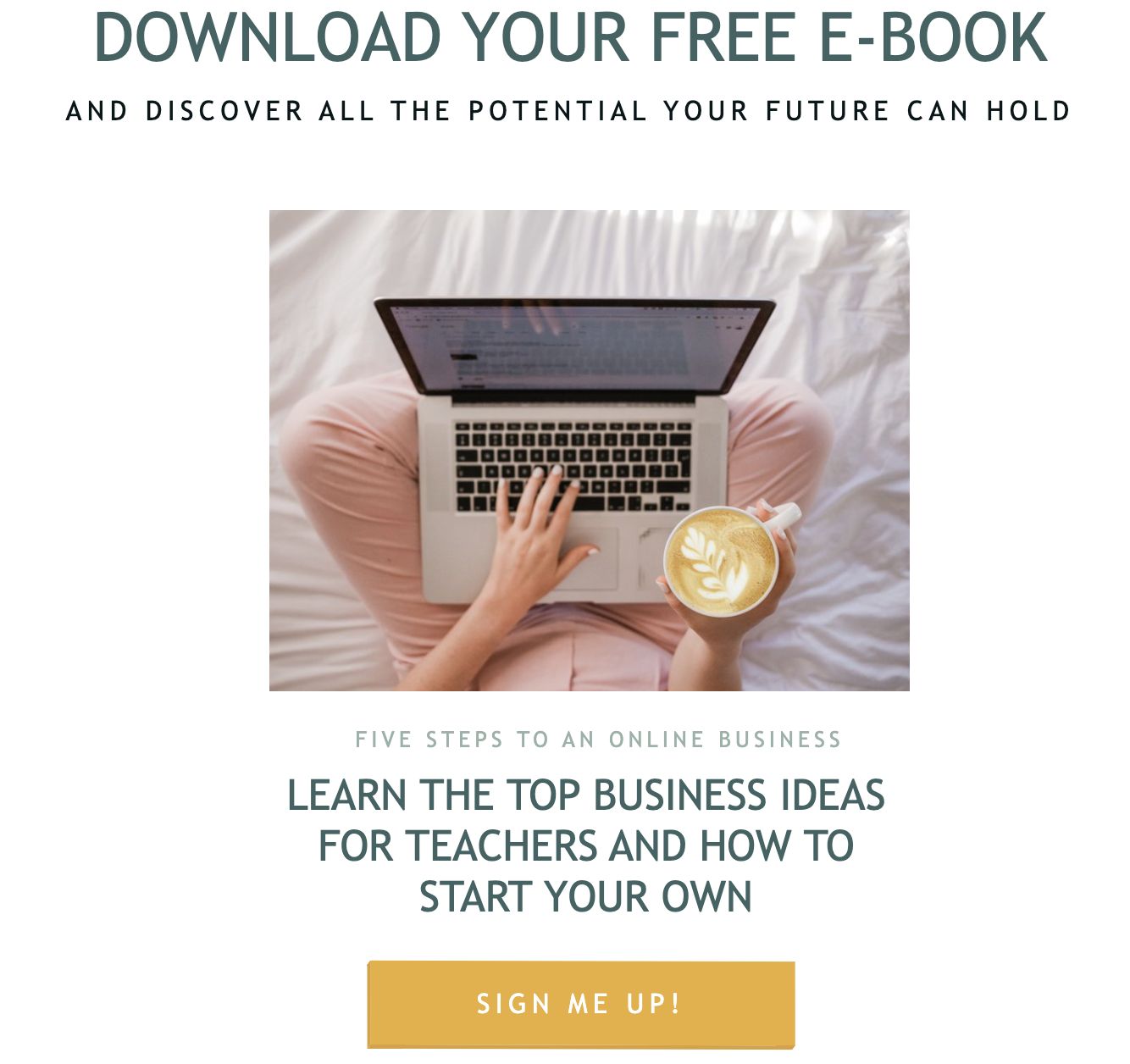 Business Ideas for Teachers: Free Ebook