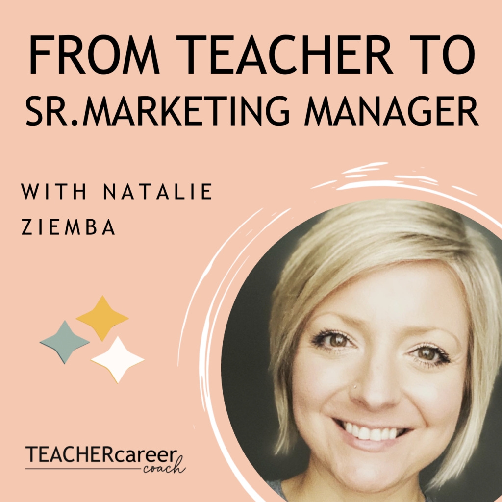 From Teacher to Senior Marketing Manager