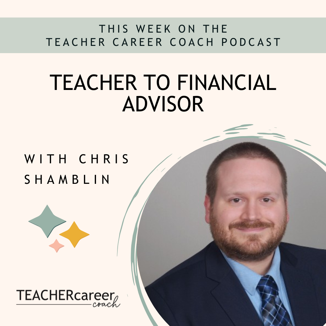 Teacher Career Coach Podcast episode image of Chris Shamblin